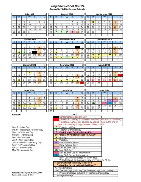 Rsu 22 Calendar